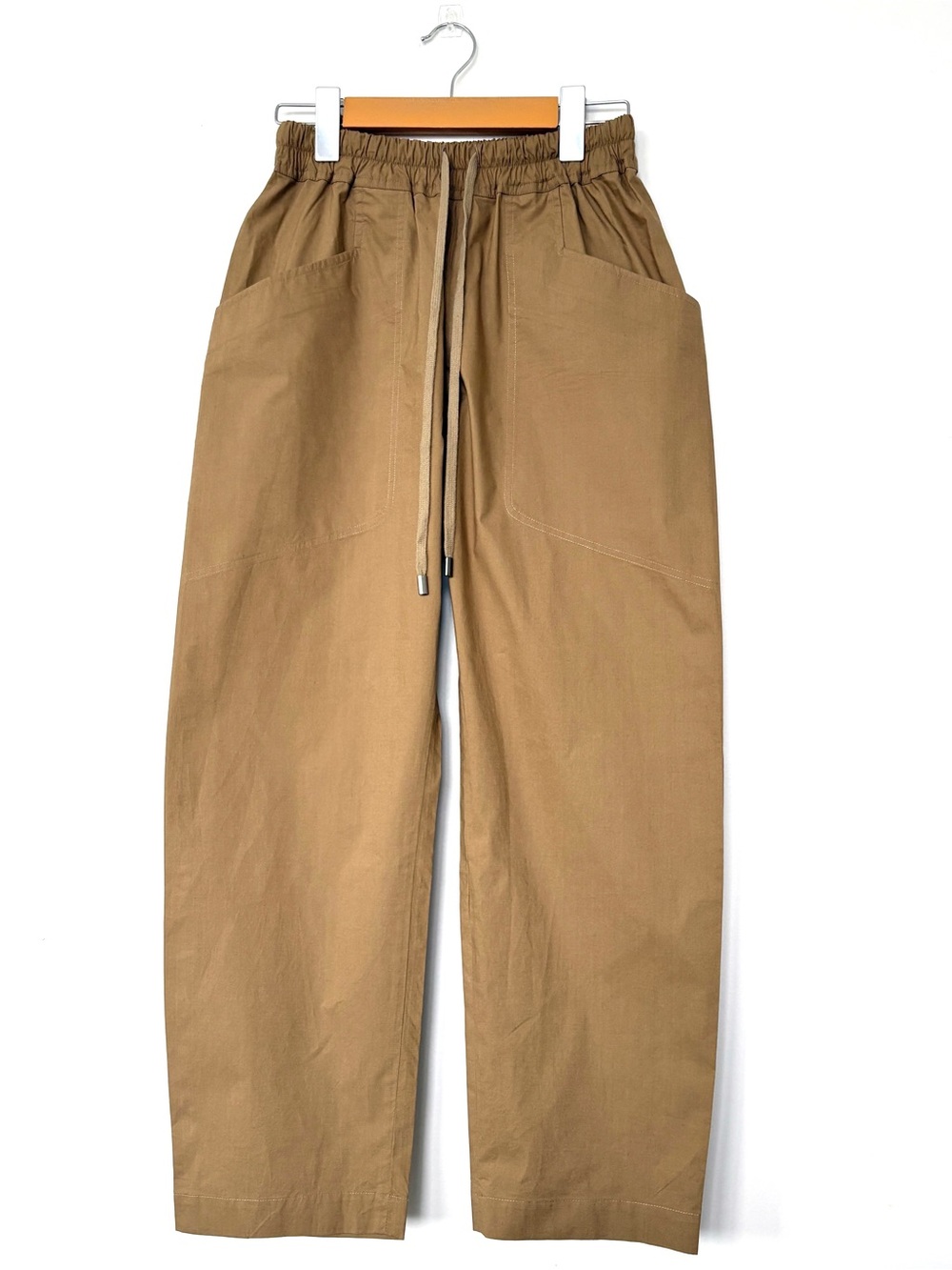 Gentry Portofino Cotton Elastic Waist Pants XS Cottagecore Gorpcore Luxury